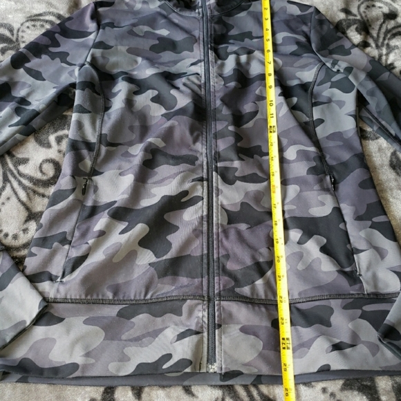5 For $25✨️ Lole Womens Medium Work Out Army Print Camo Jacket ZipUp Sweater - Picture 3 of 8